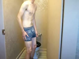 UK twink blue boxers